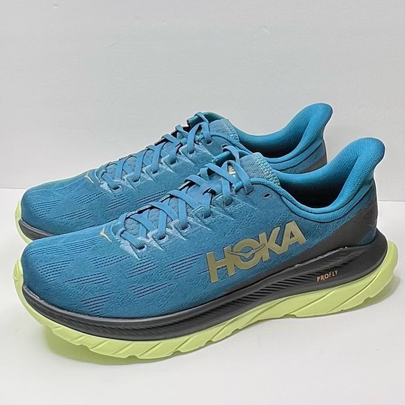 Hoka Men’s Mach 4 Running Shoes Blue 11.5 - Picture 3 of 10